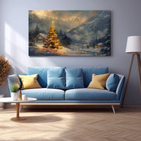 Thumbnail for Christmas Landscape Painting