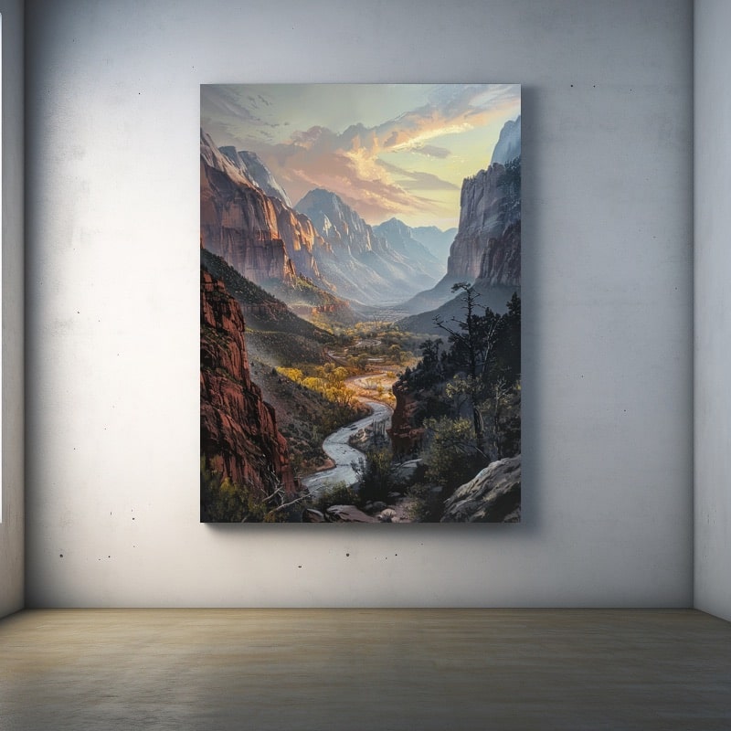 Landscape Framed Canvas Art