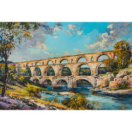 Bridge Landscape Canvas