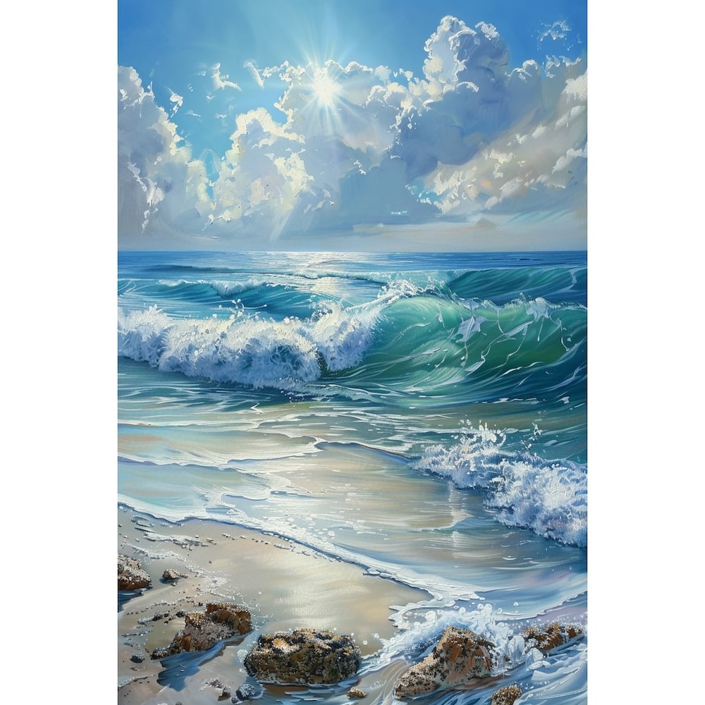 Blue Scenery Canvas