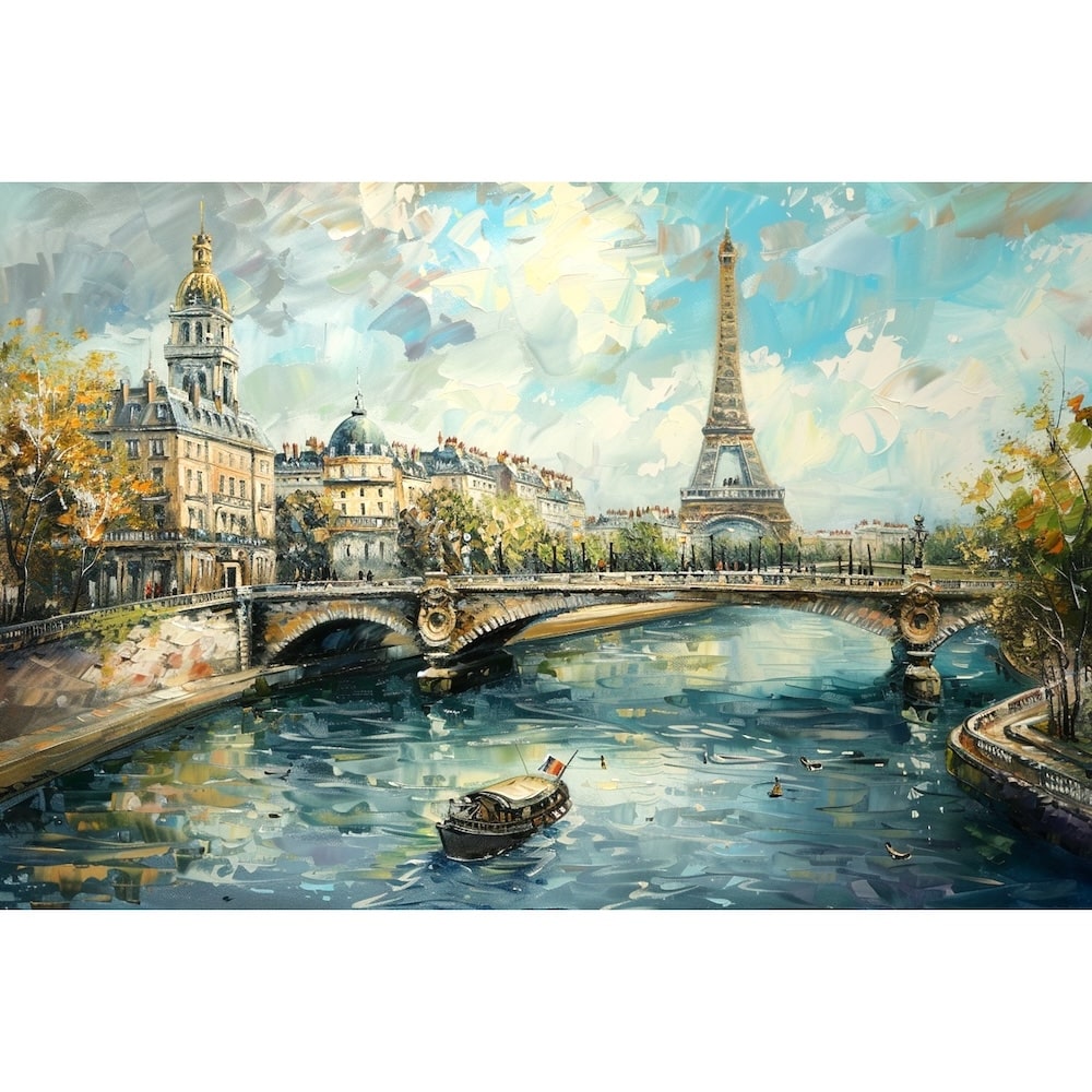 Paris Landscape Canvas