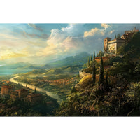 Thumbnail for Italian Renaissance Landscape Canvas