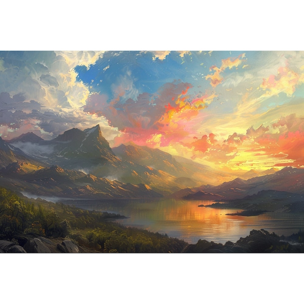 Evening Landscape Canvas