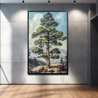 Thumbnail for Pine Tree Canvas Painting