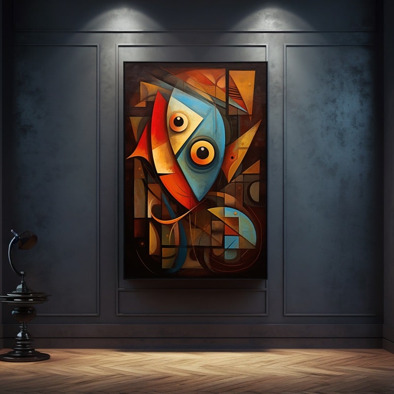 Cubism Fish Painting