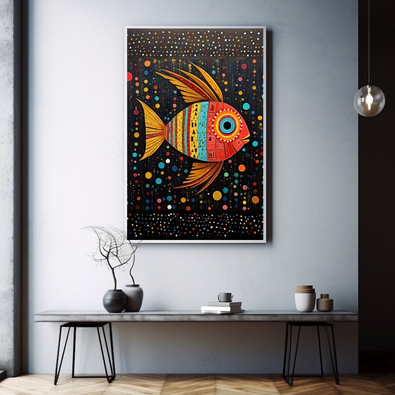 Fish Dot Painting