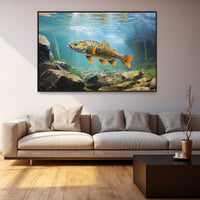Thumbnail for Fish Painting on Wood