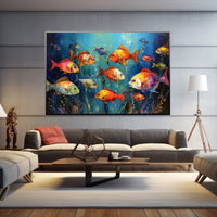 Thumbnail for Tropical Fish Painting Art