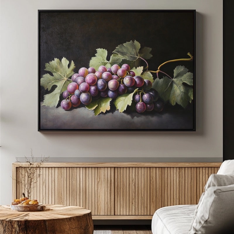 Grapes Oil Painting