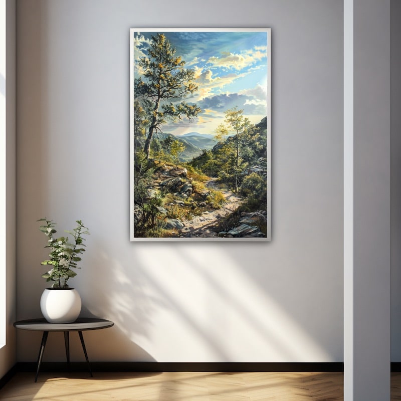 Realistic Acrylic Landscape Painting