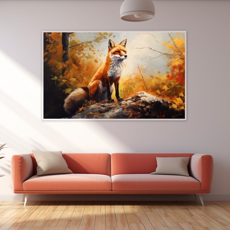 Fox Canvas Painting