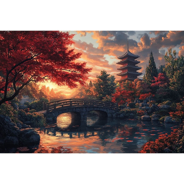 Japanese Tea Garden Canvas