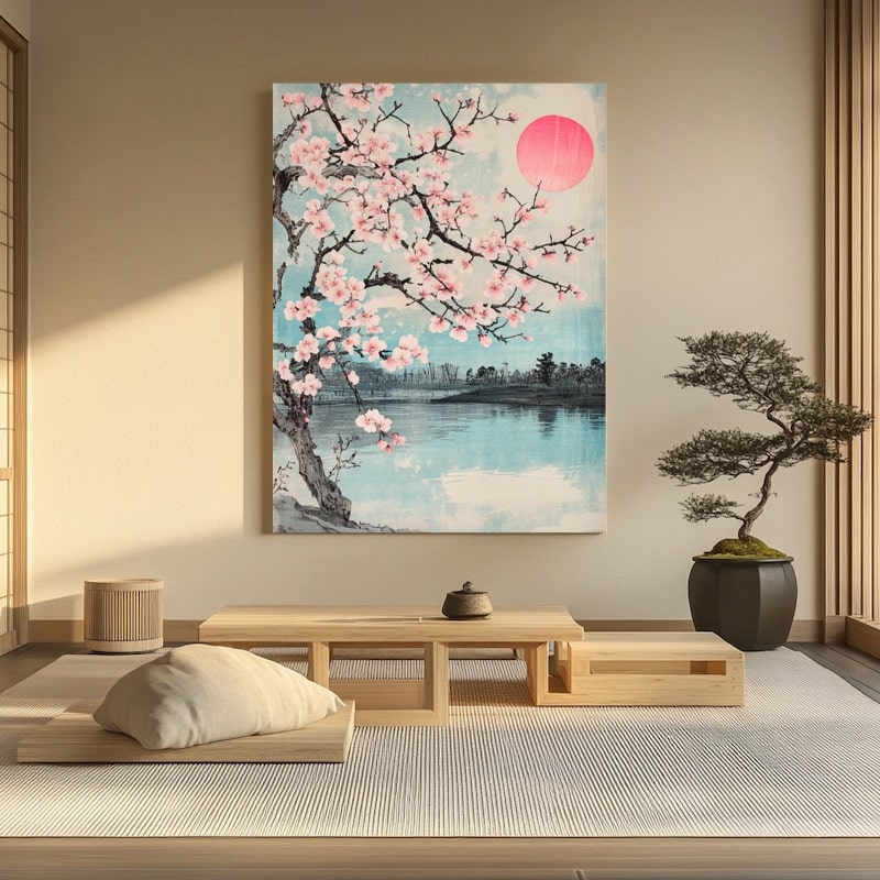 Sakura Cherry Blossom Painting