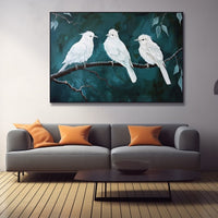 Thumbnail for Bird Painting on Wood