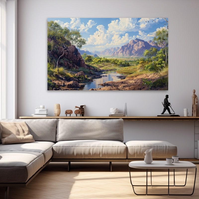 Australian Landscape Oil Painting