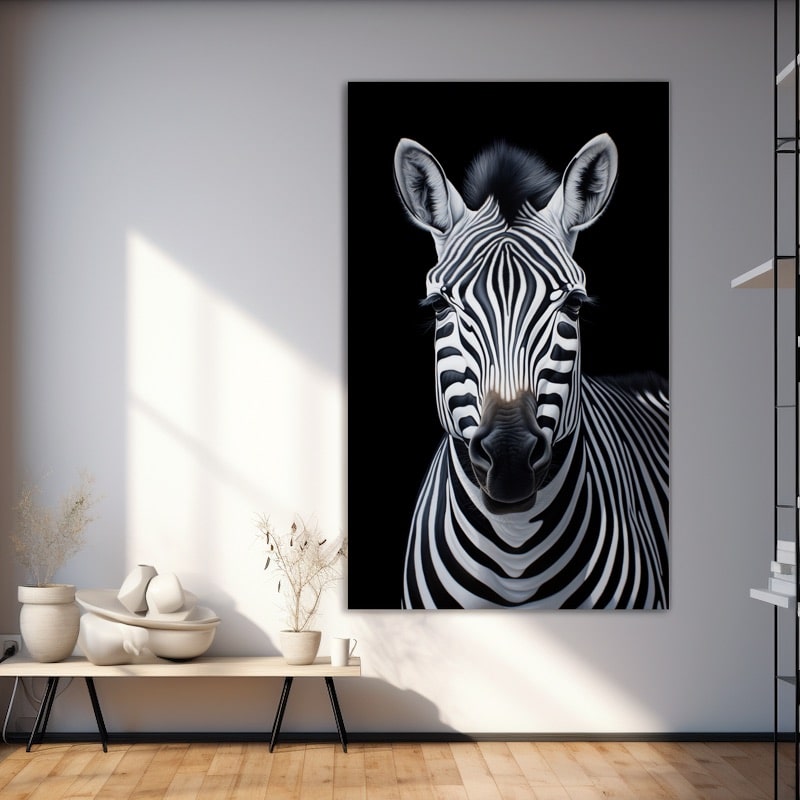 Zebra Canvas Print