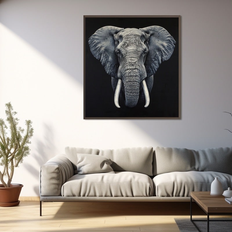Elephant Head Painting