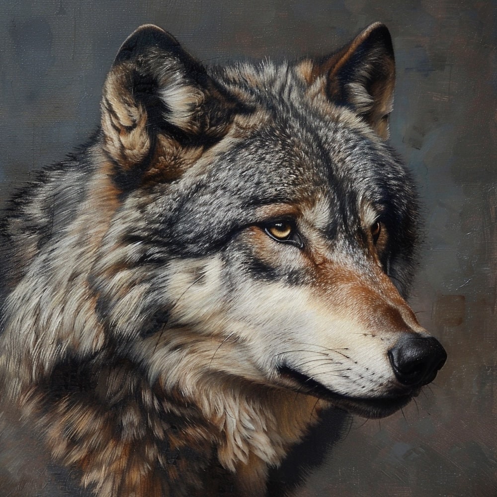 Wolf Head Canvas