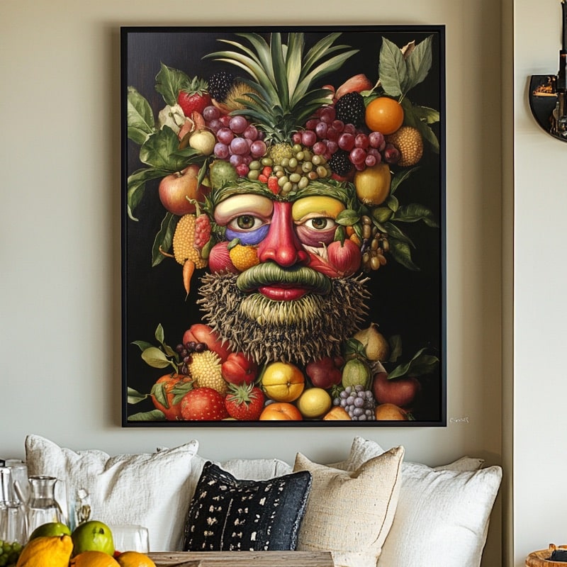 Painting of Fruit Man