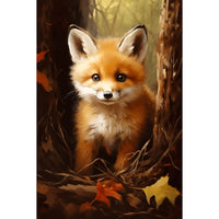 Thumbnail for Cute Fox Canvas