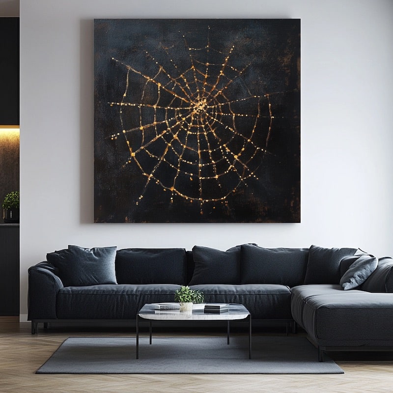 Spider Web Painting