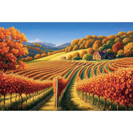 Orange Landscape Canvas