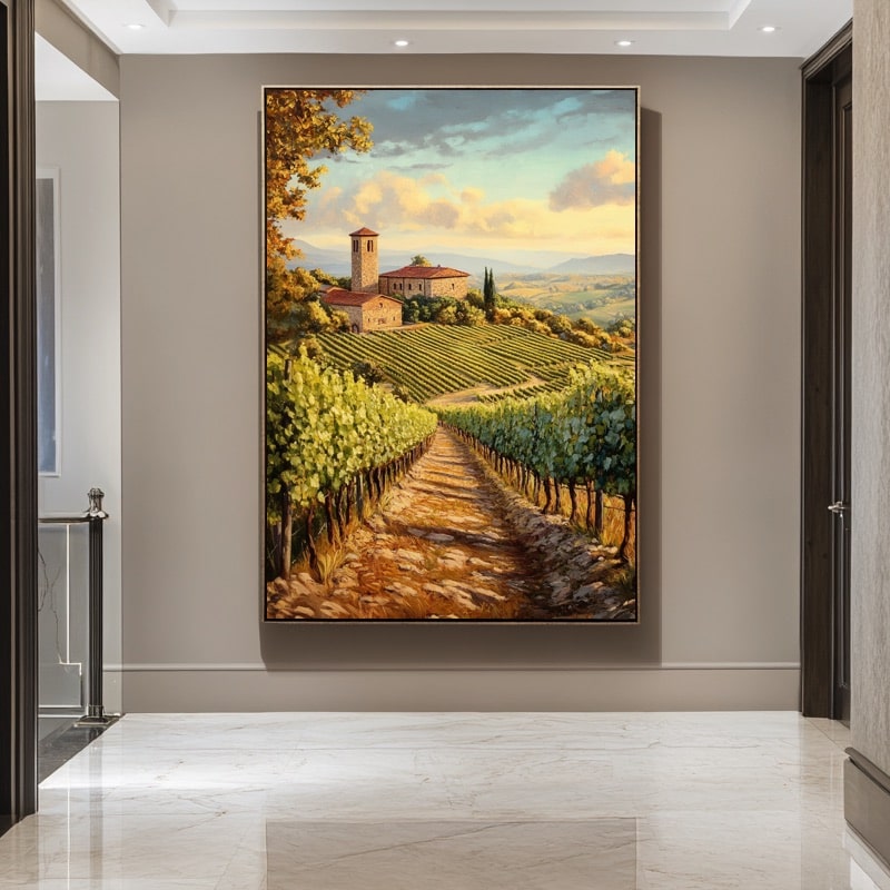 Portrait Scenery Painting