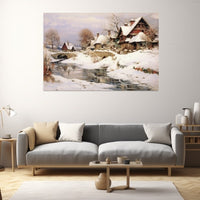 Thumbnail for Snow Village Painting
