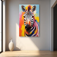 Thumbnail for Colorful Zebra Abstract Painting