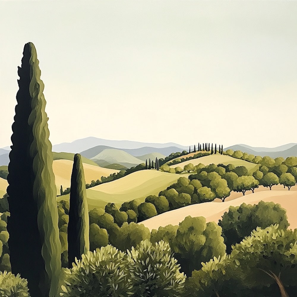 Oil Canvas Natural Scenery