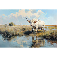 Thumbnail for White Bull Canvas