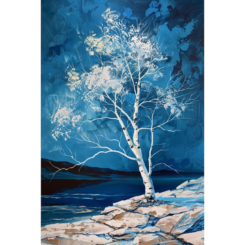 White Tree Canvas