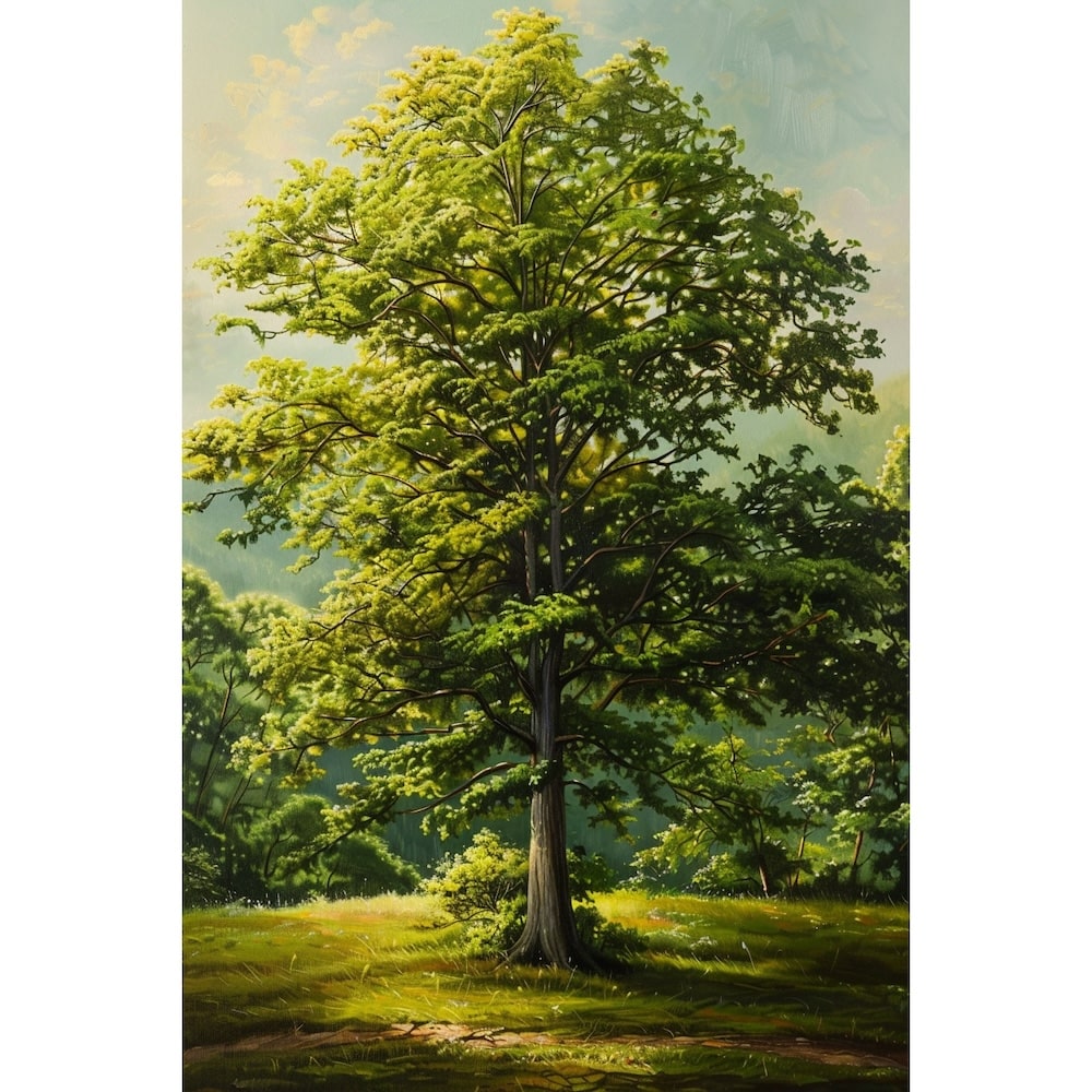 Colour Tree Canvas