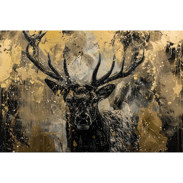 Modern Deer Canvas