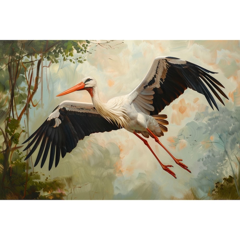Stork Canvas