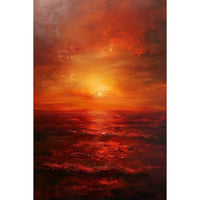 Thumbnail for Abstract Sunset Acrylic Canvas