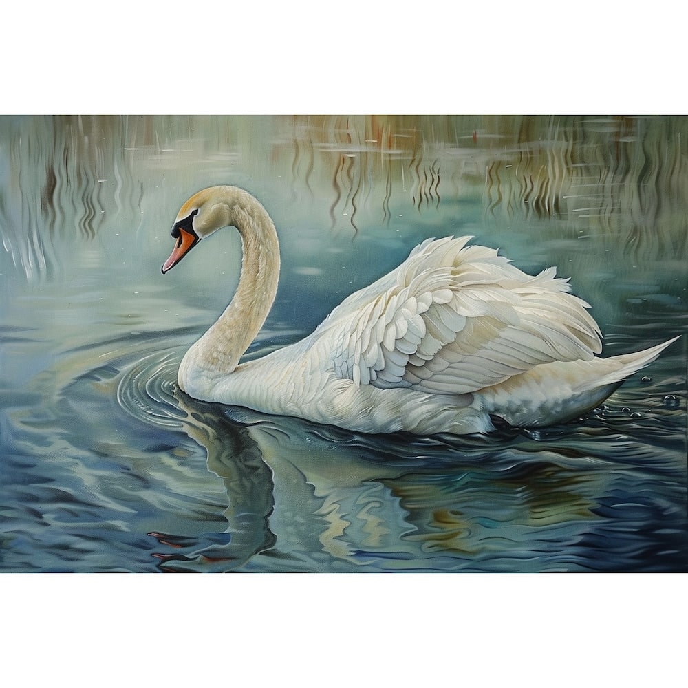 Acrylic Swan Canvas
