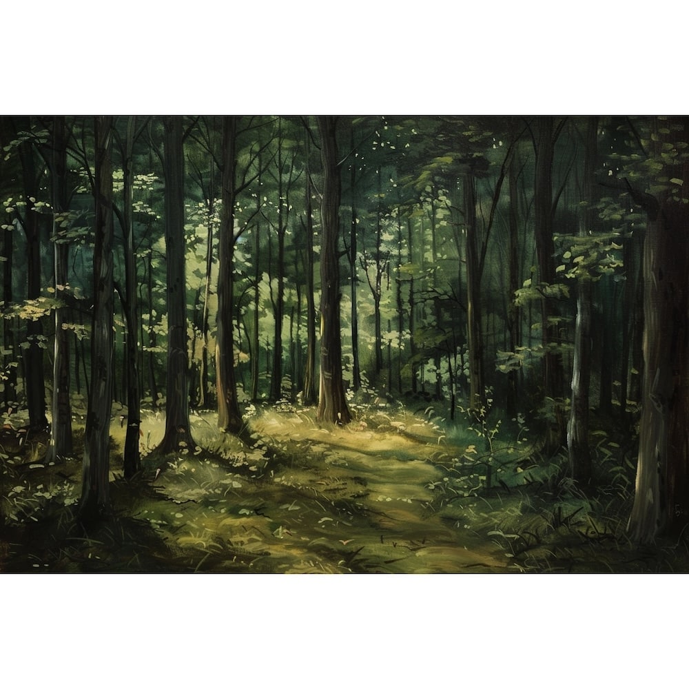 Dark Forest Canvas