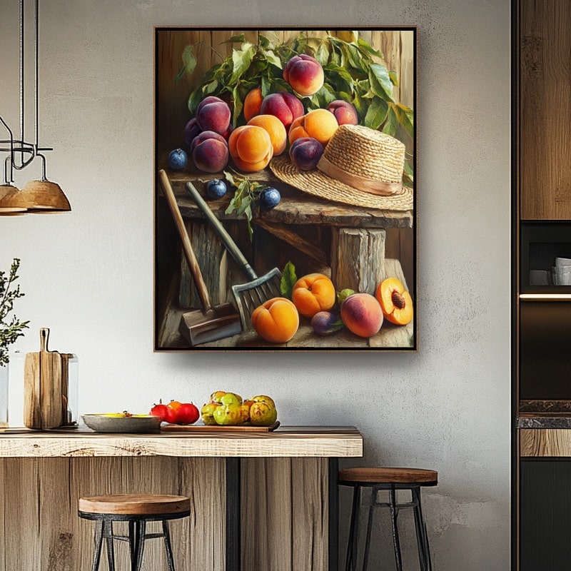 Acrylic Painting of Fruit