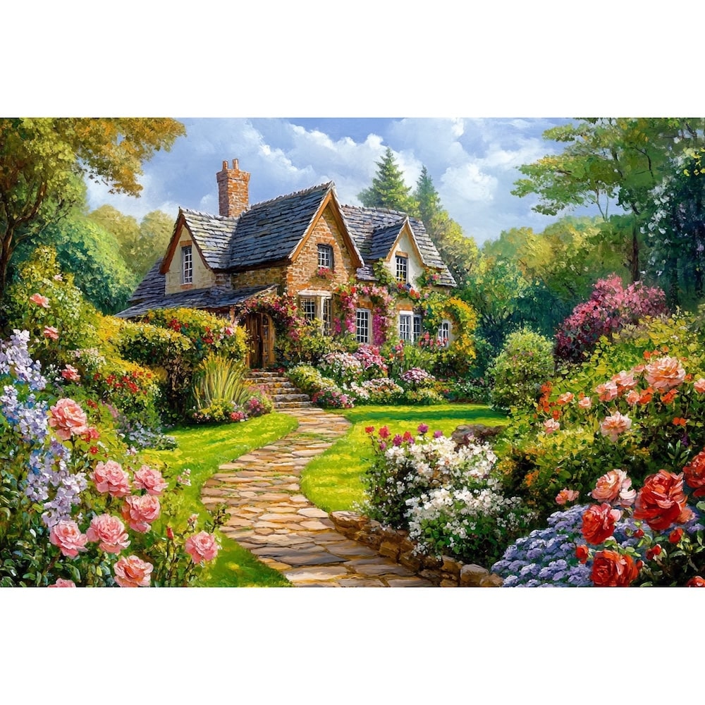 English Garden Canvas