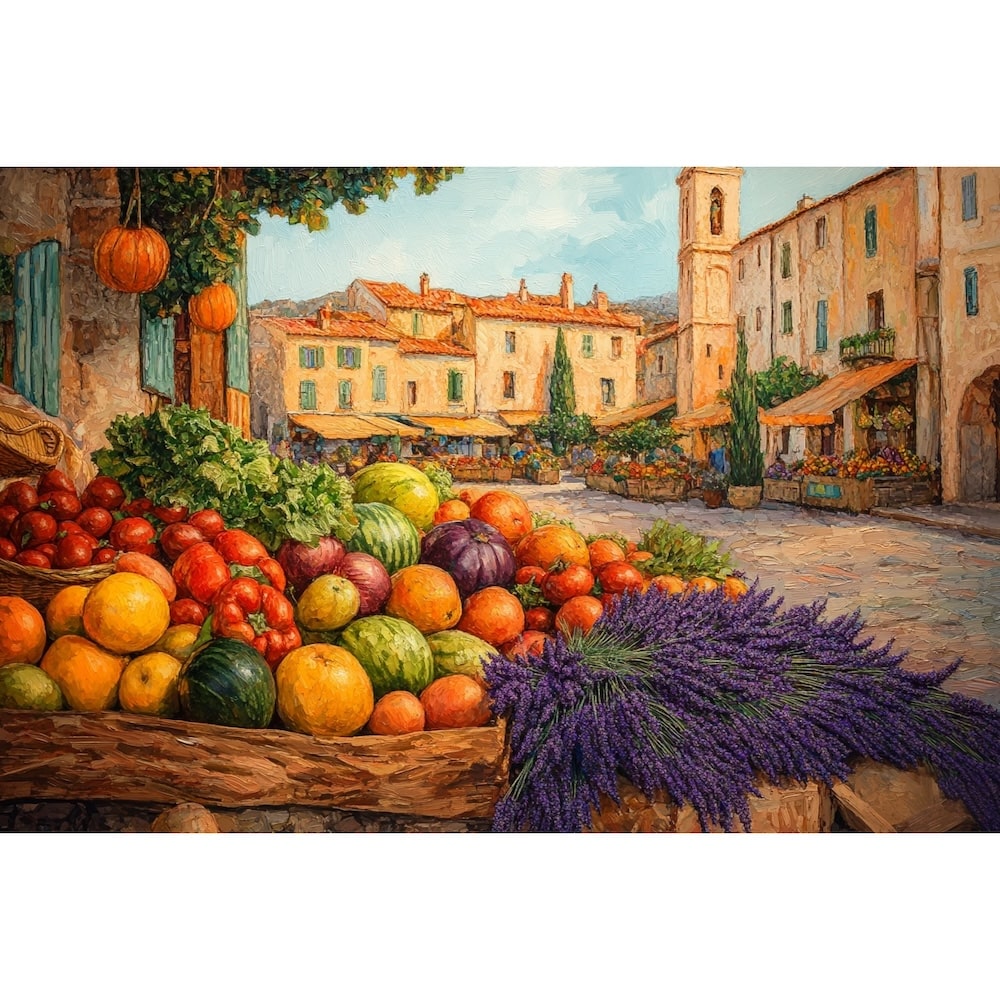 Vegetable Scenery Canvas