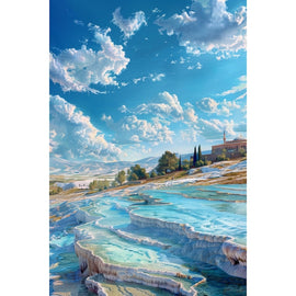 Blue Landscape Canvas