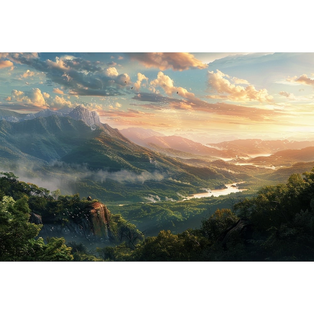 Greenery Landscape Canvas