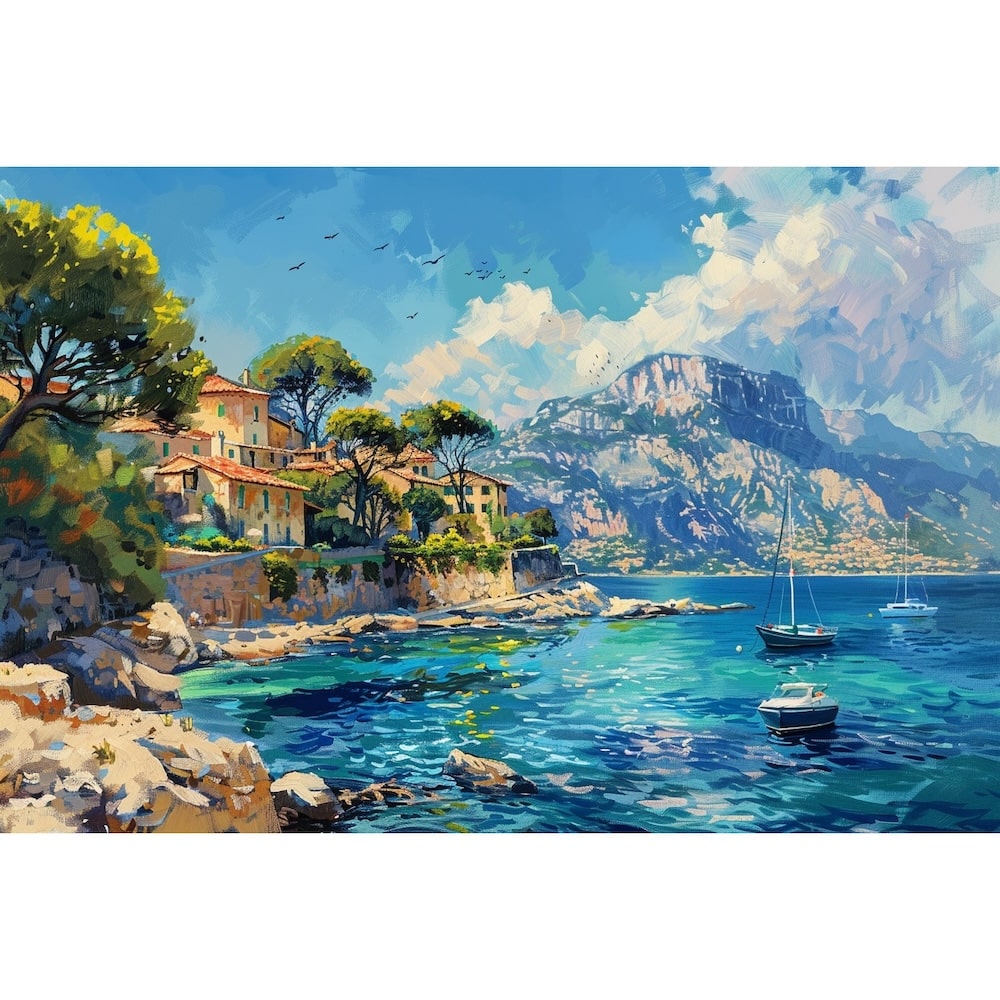 Canvas of Mediterranean Landscape