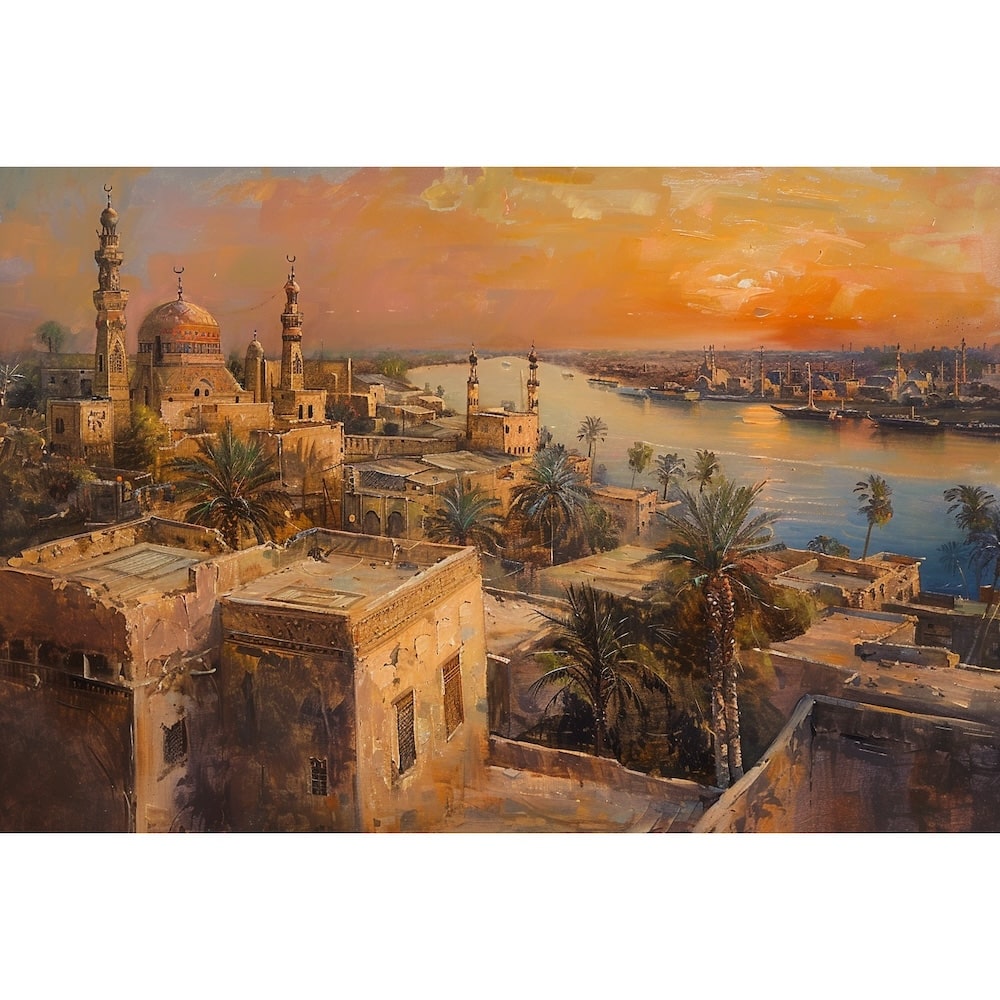 Oriental Landscape Canvas