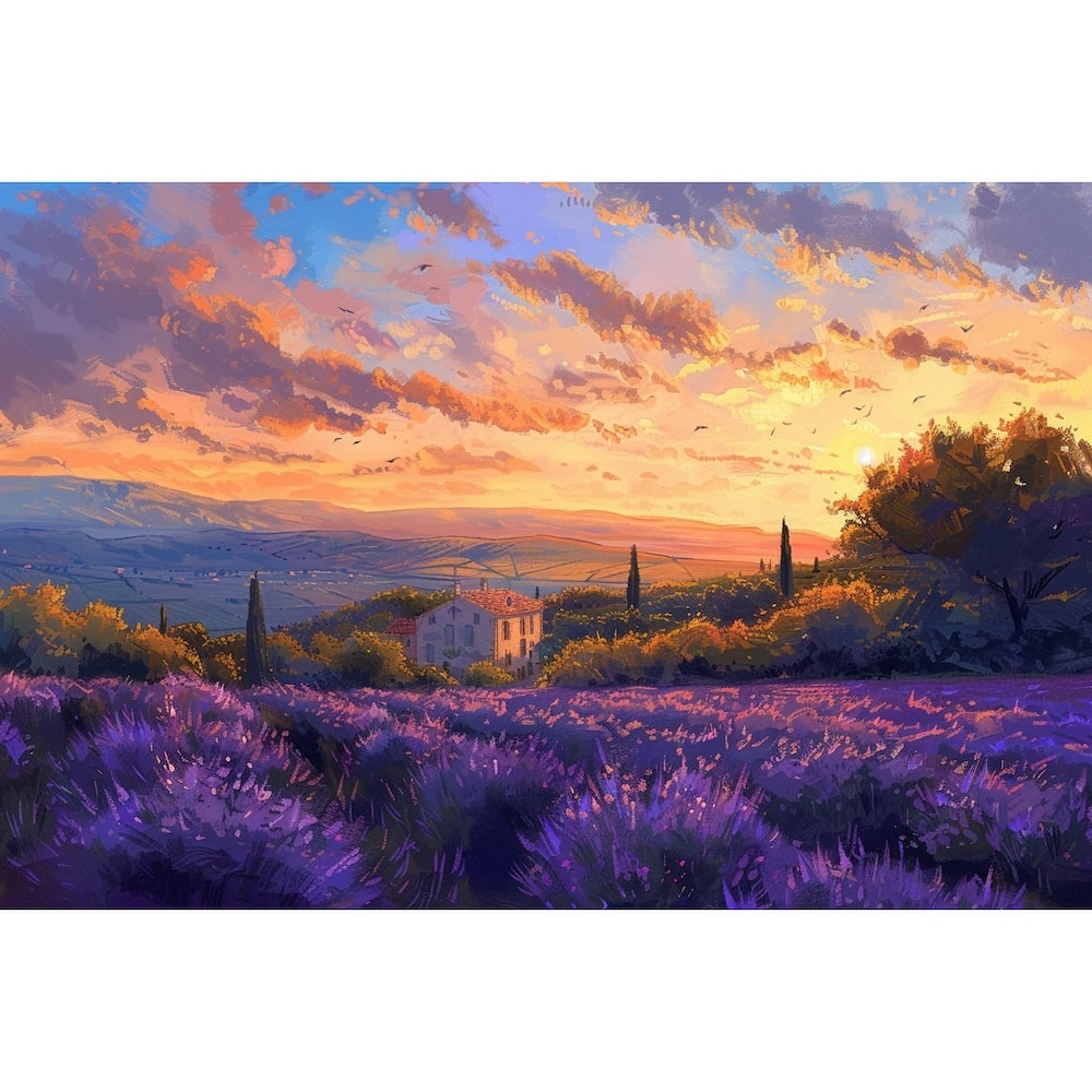 Colorful Scenery Canvas