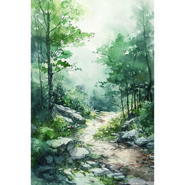 Green Landscape Canvas