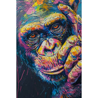 Thumbnail for Thinking Monkey Painting