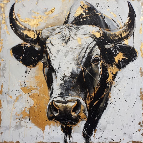 Bull Head Painting