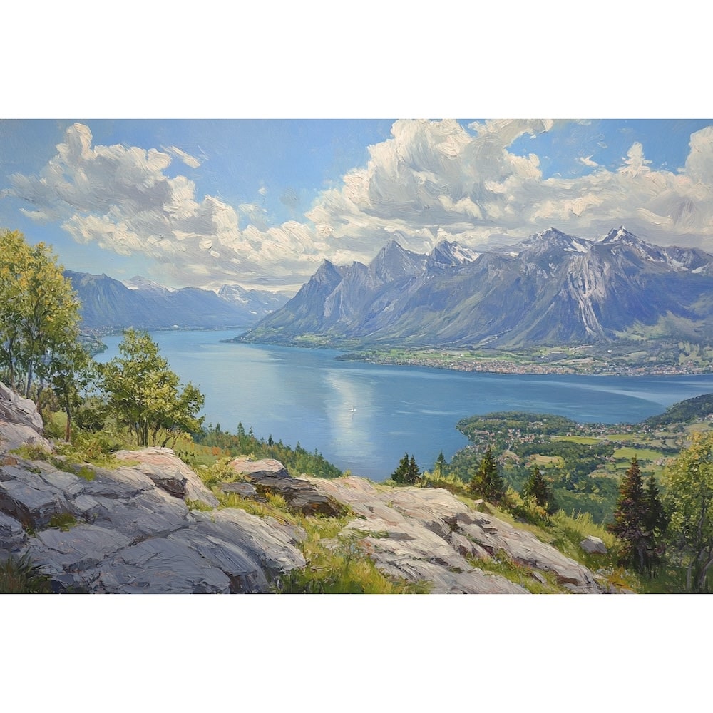 Swiss Landscape Canvas